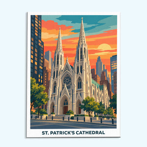 St. Patrick's Cathedral | Paint by Numbers Kit