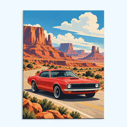 Red Rock Route | Paint by Numbers Kit