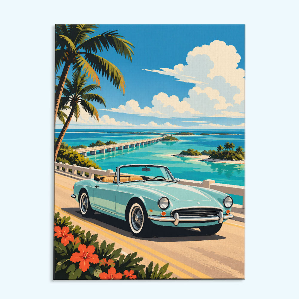 Tropical Boulevard | Paint by Numbers Kit