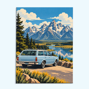 Mountain Grand Tour | Paint by Numbers Kit