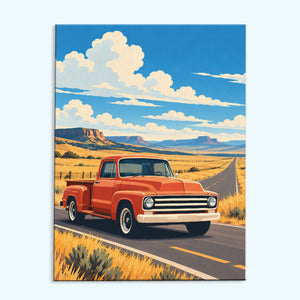 Vintage Pickup Run | Paint by Numbers Kit