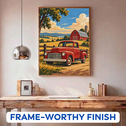 Farm Road Classic | Paint by Numbers Kit