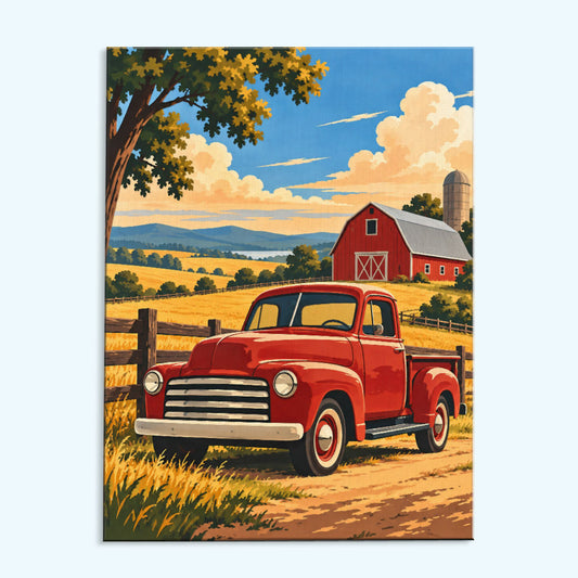 Farm Road Classic | Paint by Numbers Kit