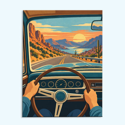 Canyon Grand Tour | Paint by Numbers Kit