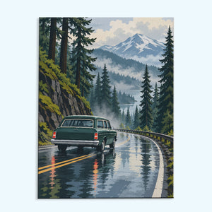 Rainy Cruiser | Paint by Numbers Kit