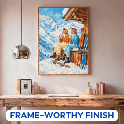 Mountain Coffee Break | Paint by Numbers Kit