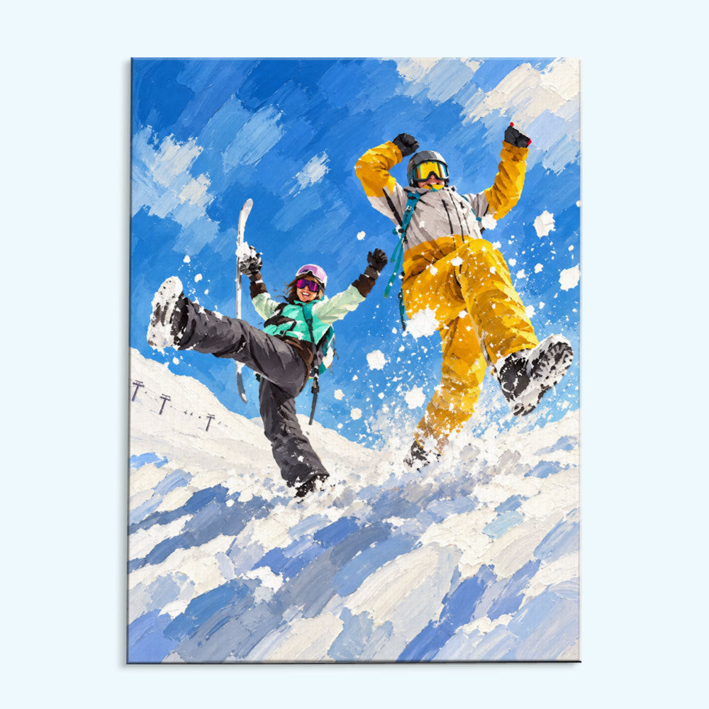 Snow Day Fun | Paint by Numbers Kit