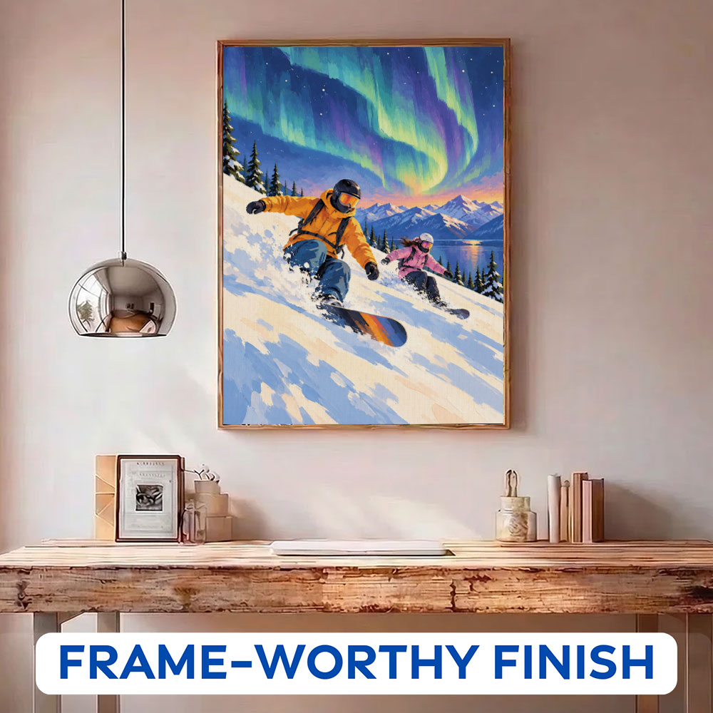 Northern Lights Ride | Paint by Numbers Kit