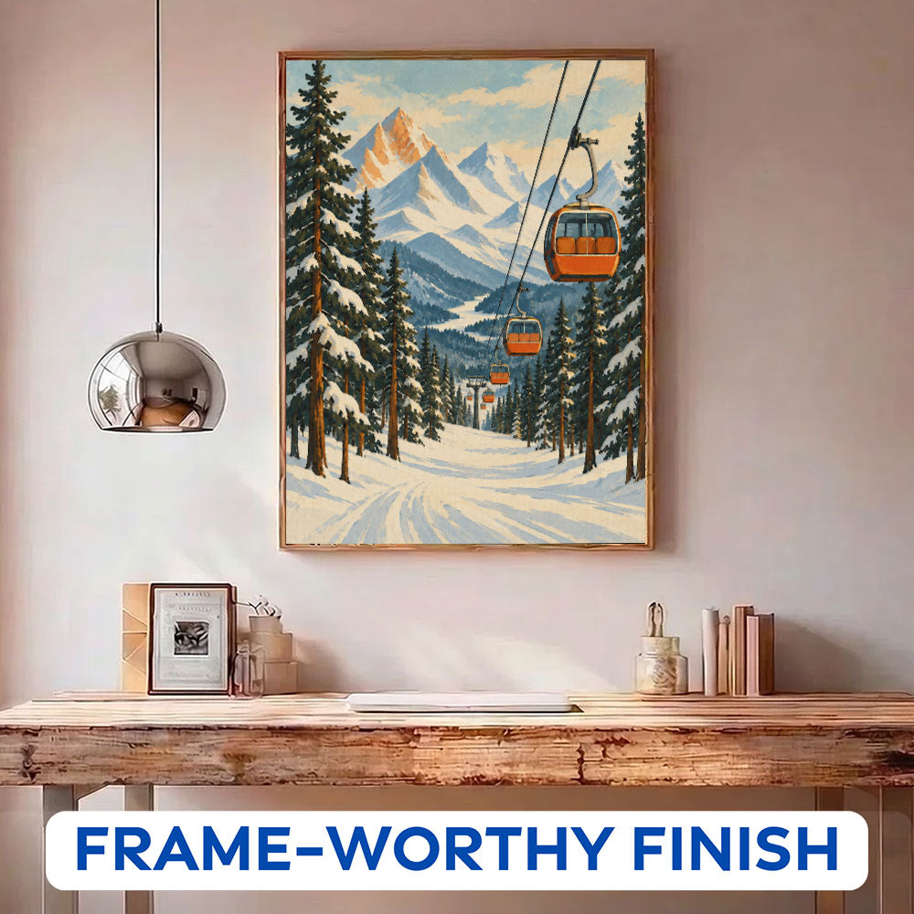 Alpine Gondola Ride | Paint by Numbers Kit