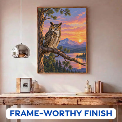 Great Horned Owl | Paint by Numbers Kit
