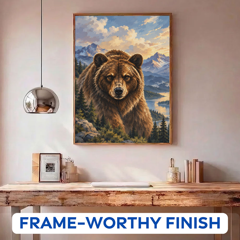 Grizzly Bear | Paint by Numbers Kit