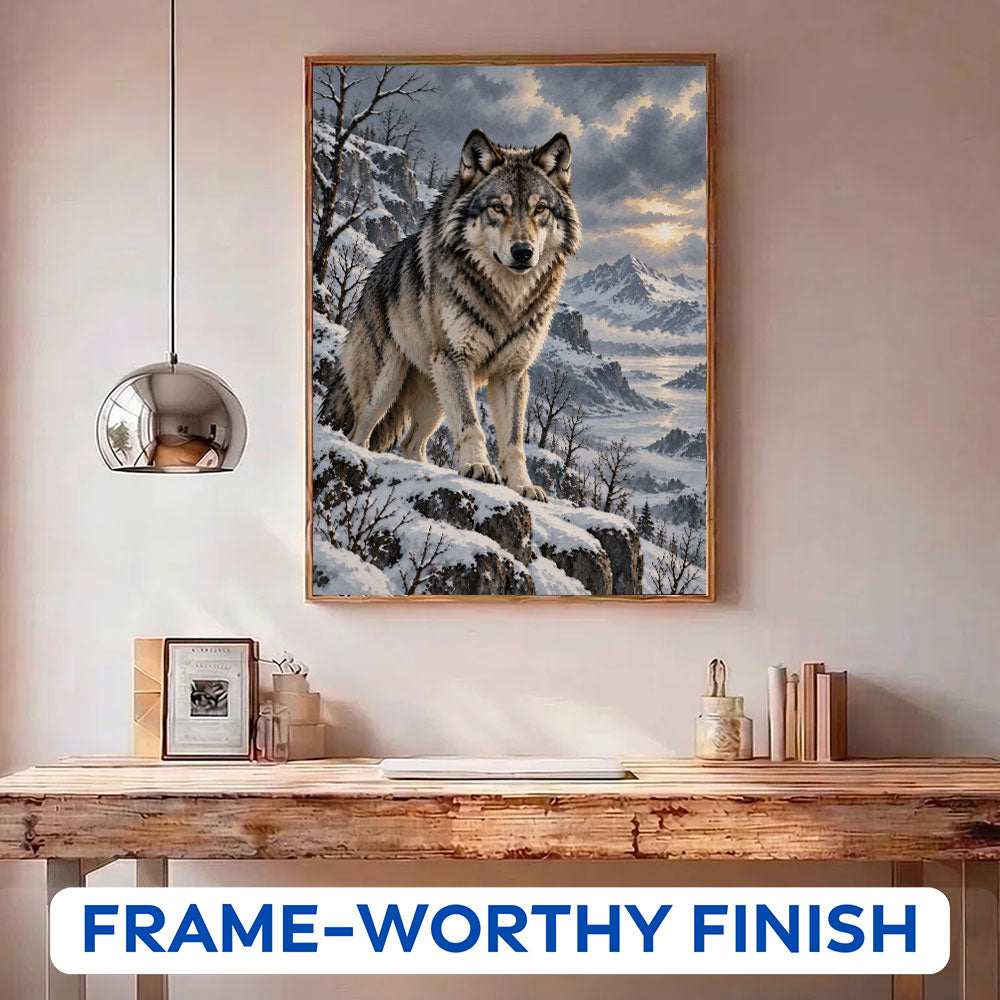 Gray Wolf | Paint by Numbers Kit