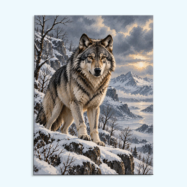 Gray Wolf | Paint by Numbers Kit