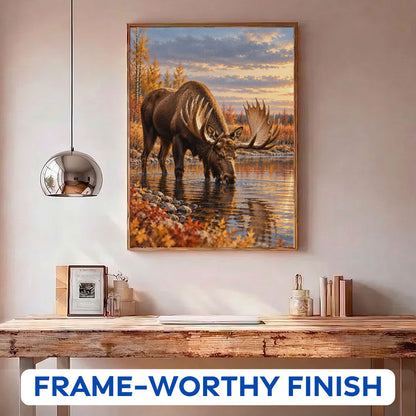 Moose | Paint by Numbers Kit
