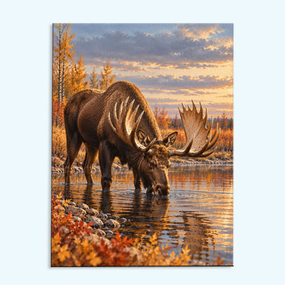Moose | Paint by Numbers Kit