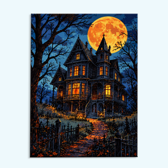 Moonlit Haunted House