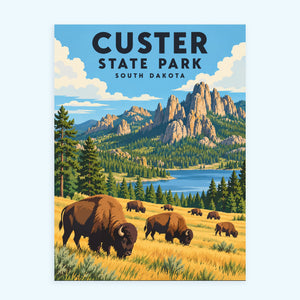 Custer State Park | Paint by Numbers Kit