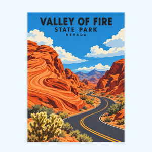 Valley of Fire State Park | Paint by Numbers Kit