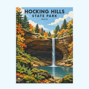 Hocking Hills State Park | Paint by Numbers Kit