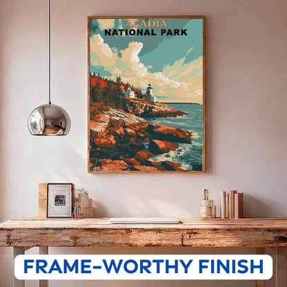 Acadia National Park Vintage | Paint by Numbers Kit