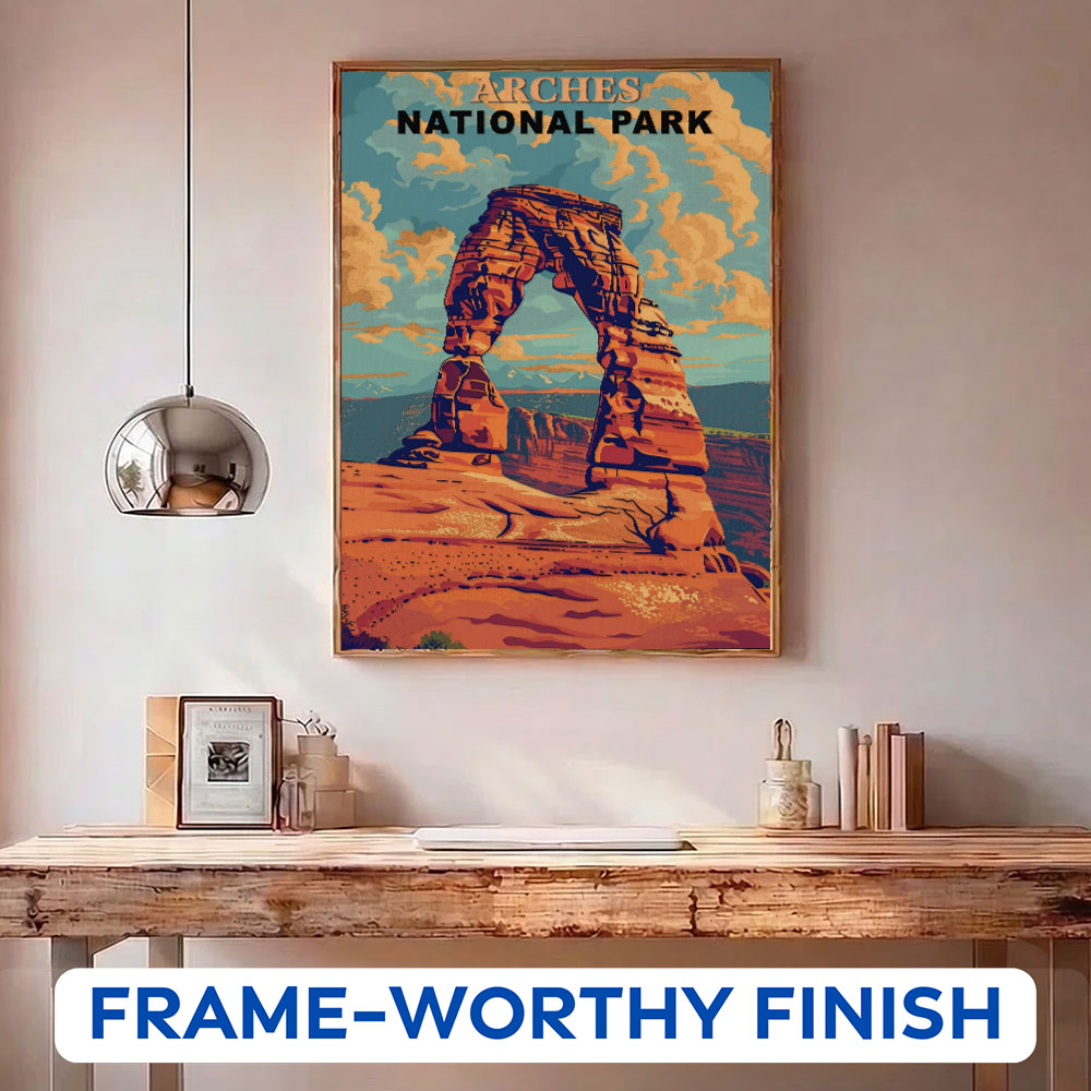 Arches National Park Vintage | Paint by Numbers Kit