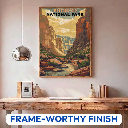 Big Bend National Park Vintage | Paint by Numbers Kit