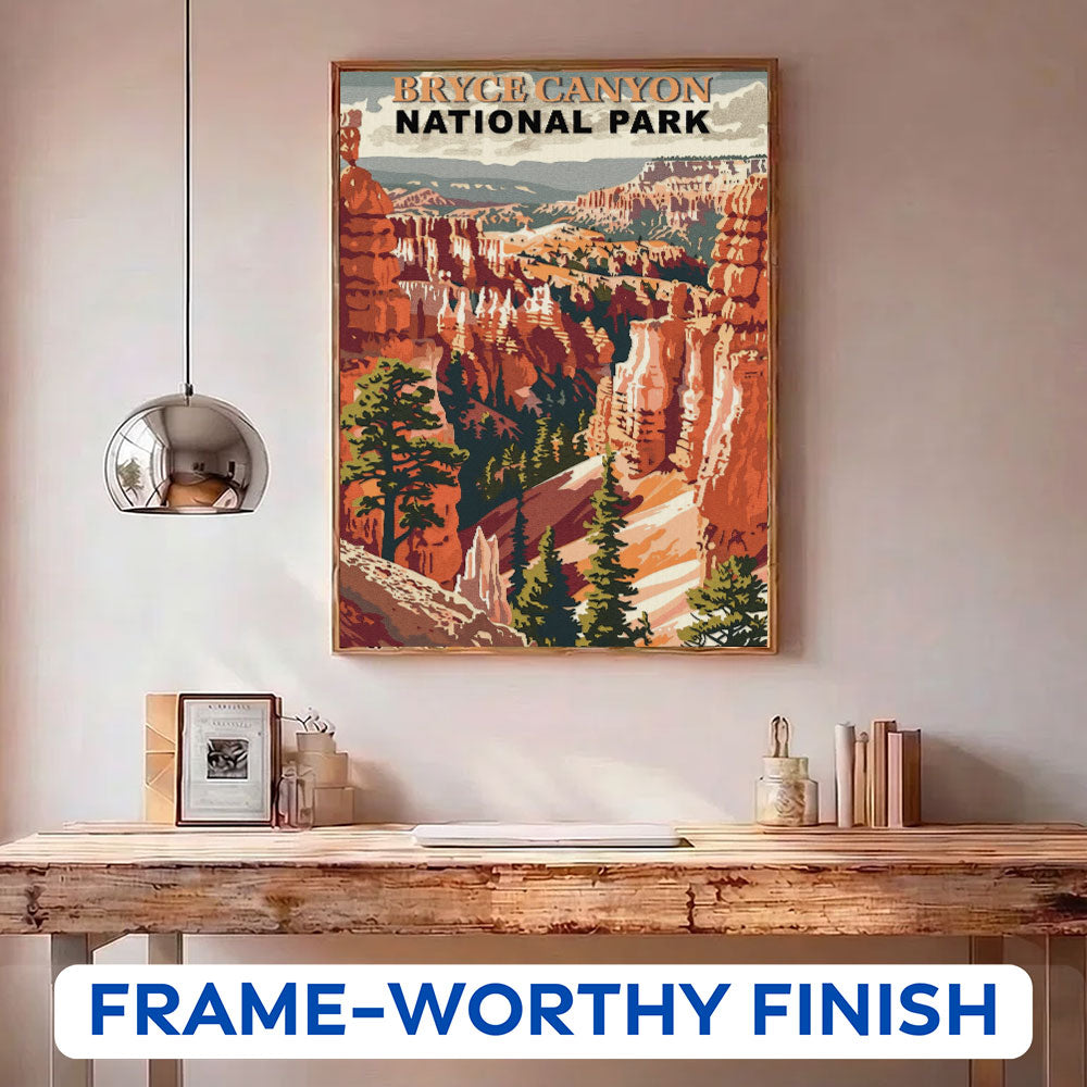 Bryce Canyon National Park Vintage | Paint by Numbers Kit