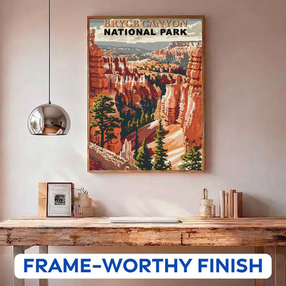 Bryce Canyon National Park Vintage | Paint by Numbers Kit