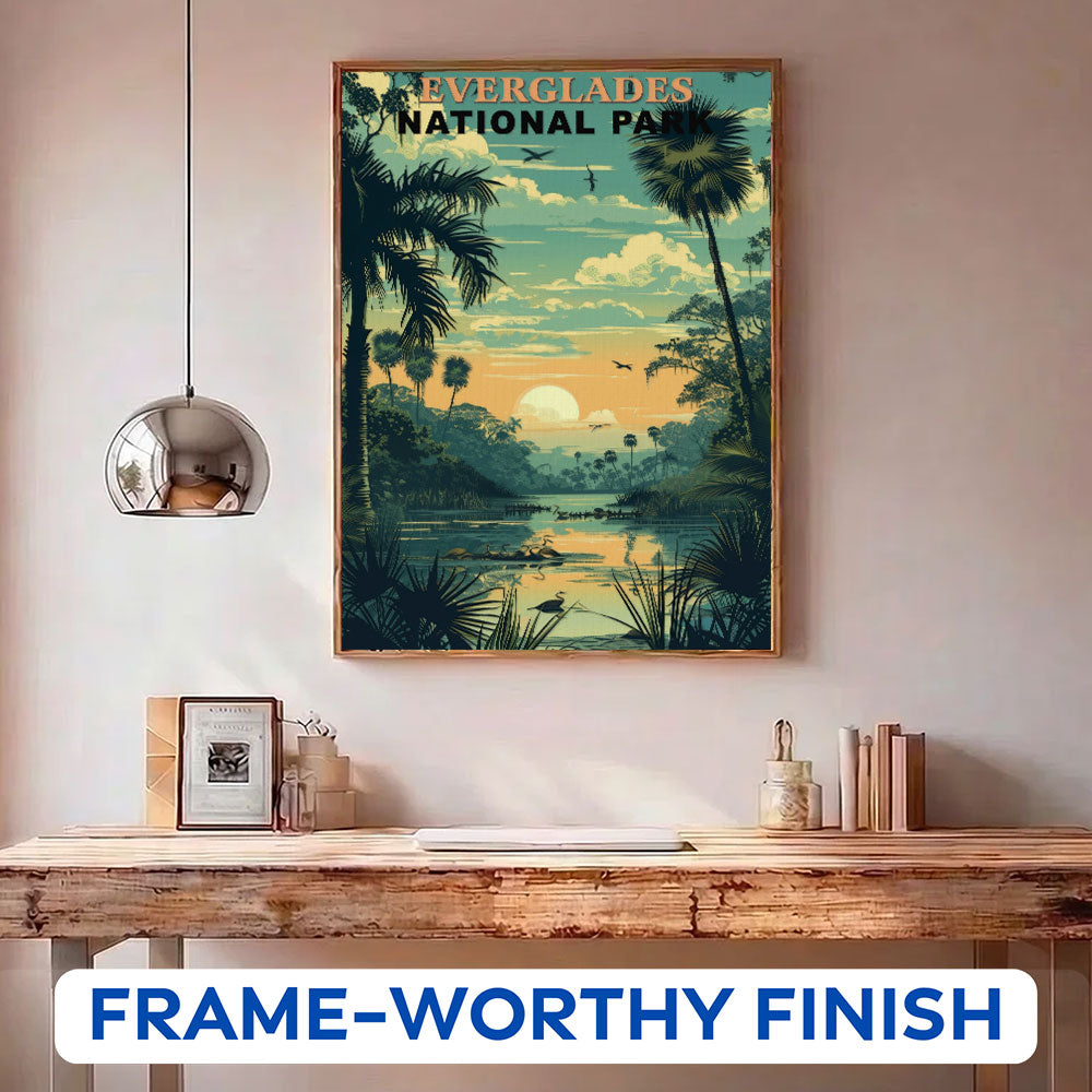 Everglades National Park Vintage | Paint by Numbers Kit