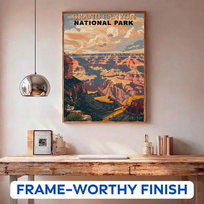 Grand Canyon National Park Vintage | Paint by Numbers Kit