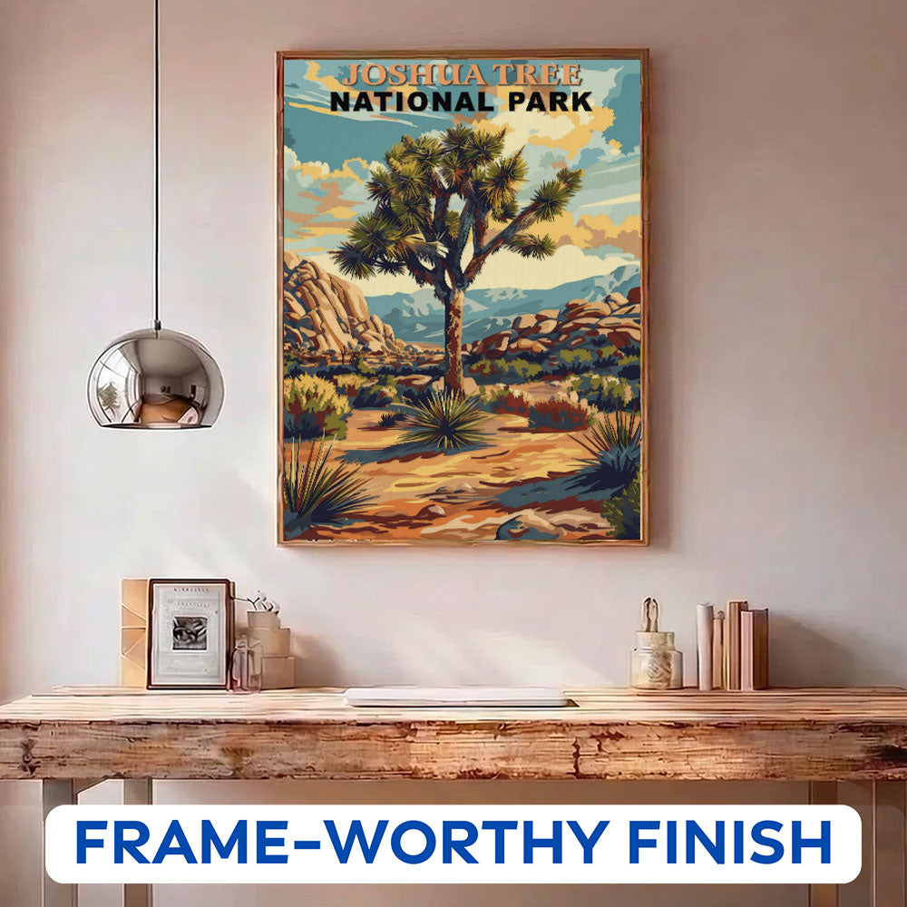 Joshua Tree National Park Vintage | Paint by Numbers Kit