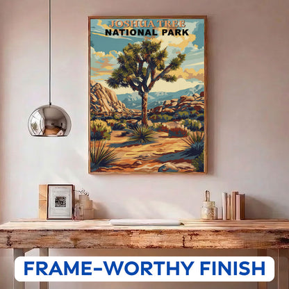 Joshua Tree National Park Vintage | Paint by Numbers Kit