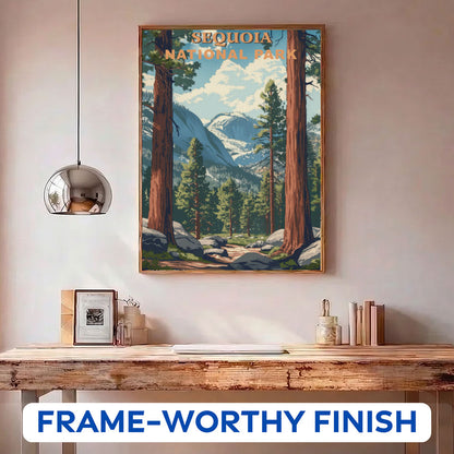 Sequoia National Park Vintage | Paint by Numbers Kit