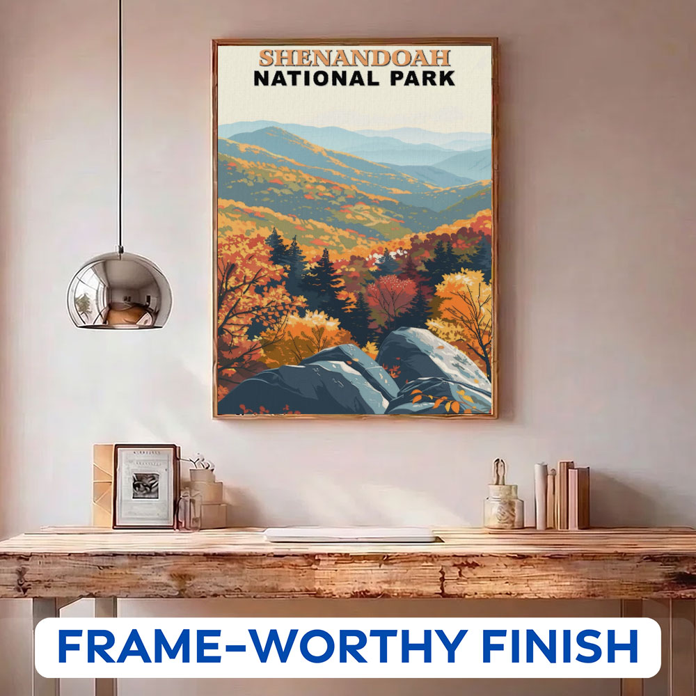 Shenandoah National Park Vintage | Paint by Numbers Kit