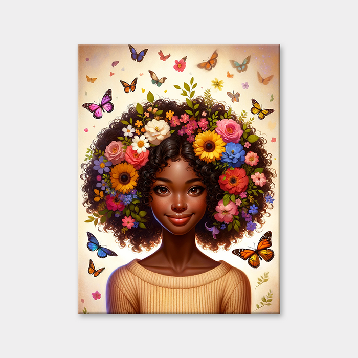 Diamantmalerei „Gartenprinzessin“