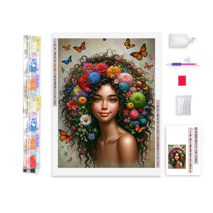 Butterflies and Blooms Diamond Painting