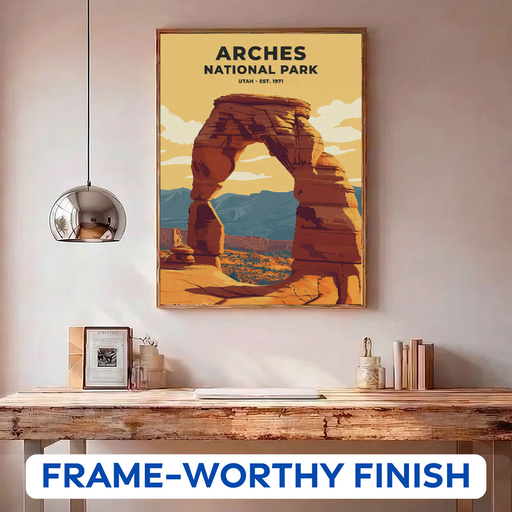 Arches National Park Heritage Edition | Malen nach Zahlen Set