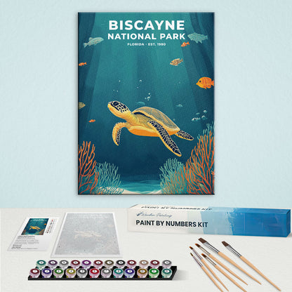 Biscayne National Park Heritage Edition | Paint by Numbers Kit