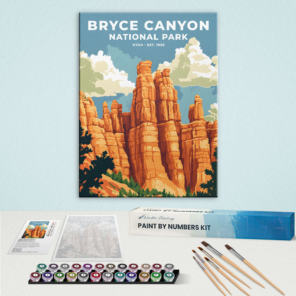 Bryce Canyon National Park Heritage Edition | Paint by Numbers Kit