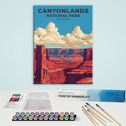 Canyonlands National Park Heritage Edition | Paint by Numbers Kit