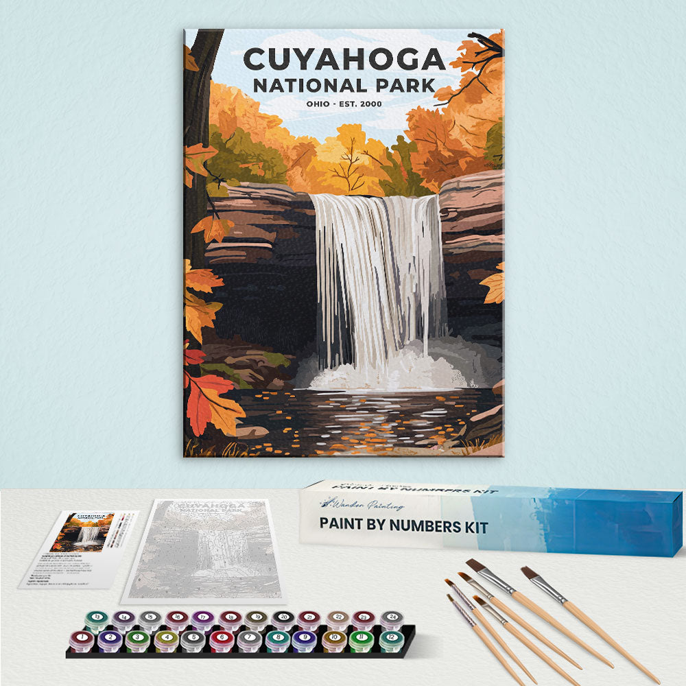 Cuyahoga Valley National Park Heritage Edition | Paint by Numbers Kit