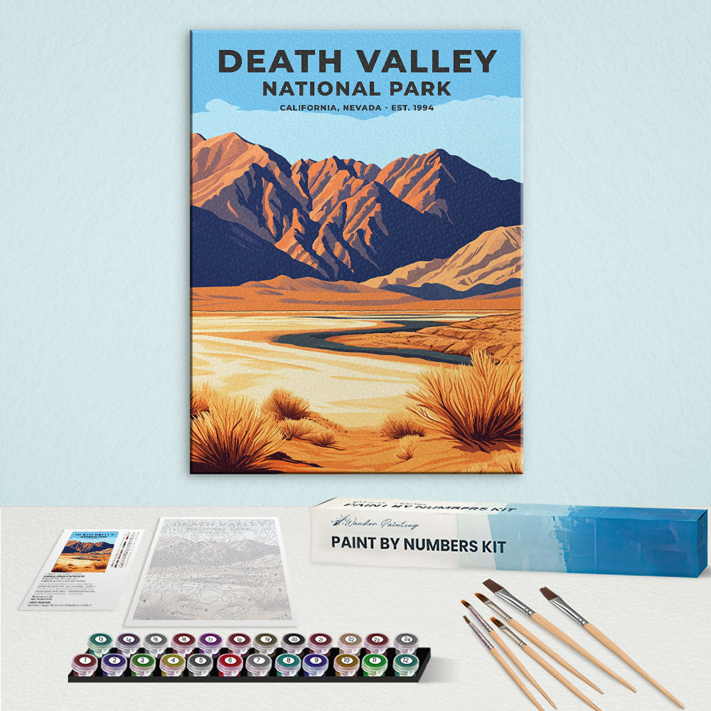 Death Valley National Park Heritage Edition | Paint by Numbers Kit