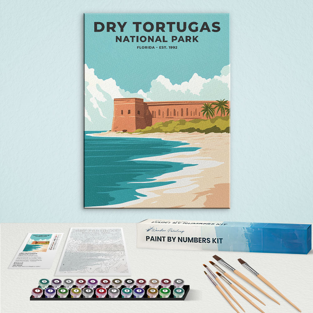 Dry Tortugas National Park Heritage Edition | Paint by Numbers Kit