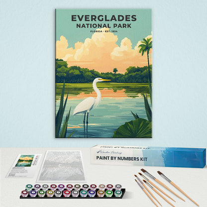 Everglades National Park Heritage Edition | Paint by Numbers Kit