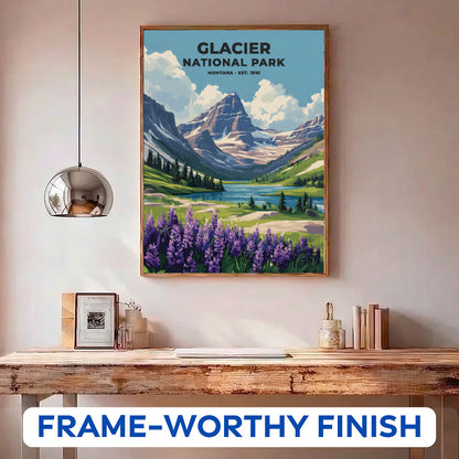 Glacier National Park Heritage Edition | Paint by Numbers Kit