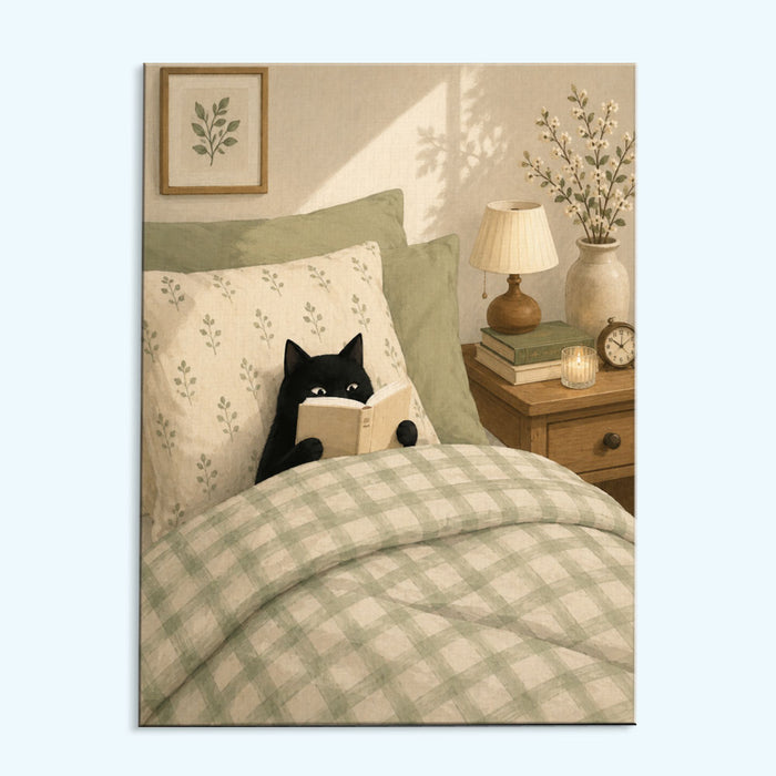 Cozy Bedroom Cat