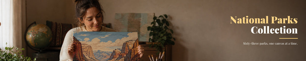 National Parks Collection. Sixty-three parks, one canvas at a time.