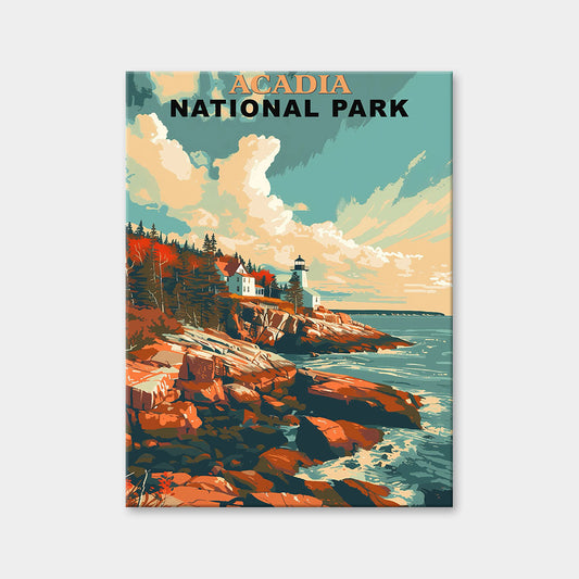 Acadia National Park Diamond Painting (Vintage Edition)