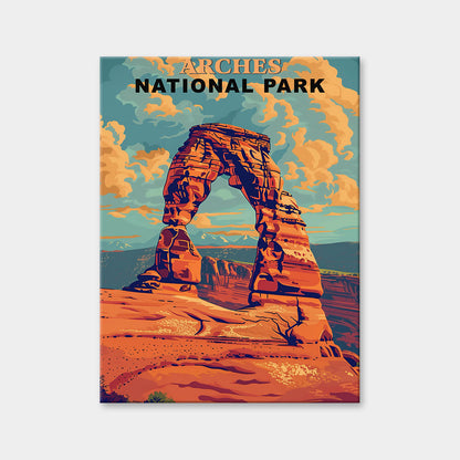 Arches National Park Diamond Painting (Vintage Edition)