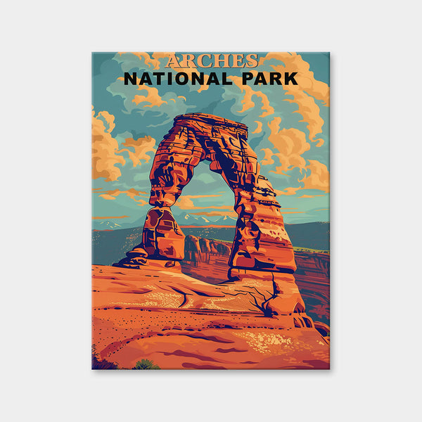 Diamantmalerei des Arches-Nationalparks (Vintage Edition)